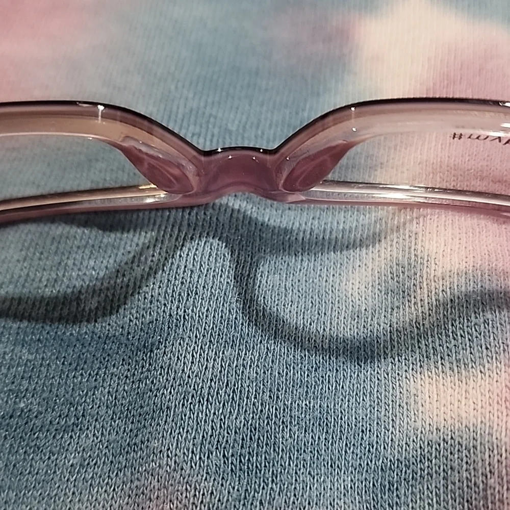 #MYHASHTAG# - Classy Black and Purple with Pink Rhinestones Girls eyeglass frame